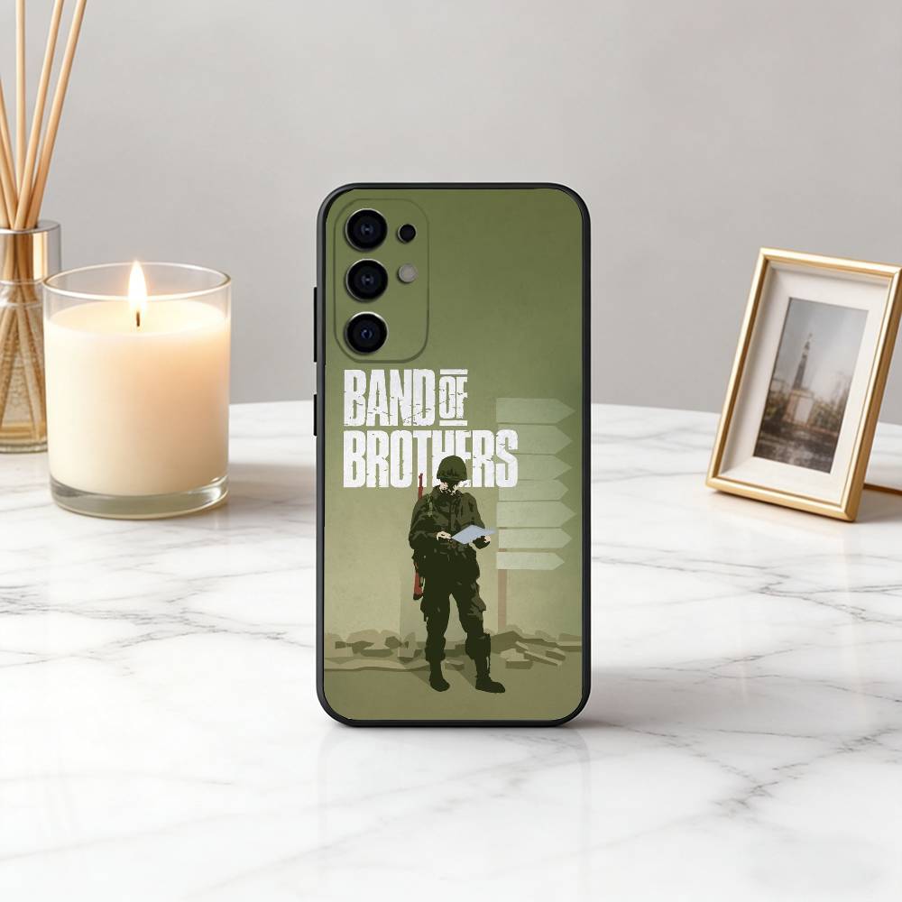 Movie Band of B-Brothers-es Phone Case For Samsung S25,S24,S21,S22,S23,S30,Ultra,S20,Plus,Fe,Soft Silicone Black Cover