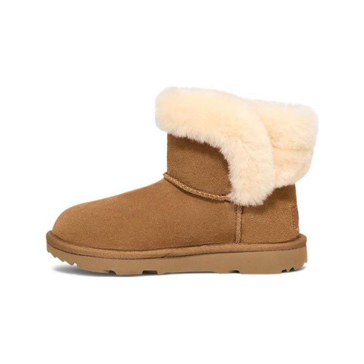 

Новые детские дышащие ботинки UGG с низким голенищем, коричневые, детские 1153637K-CHE 36