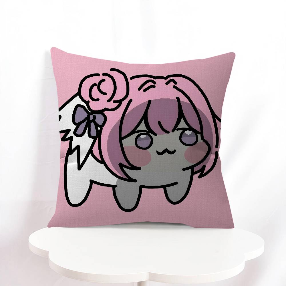 D-Dorothy DORO Cartoon Animation Personalized Picture Text Home Decorative Pillows Household Gifts 45x45cm