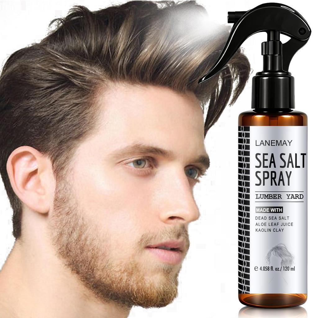 Sea Salt Spray-Soft For A Clean Look- And Shine And Texture-Enhance s Natural Curls And Waves-Suitable For All Hair Types, 120ml