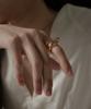 Novice Tokyo Spiral Cross Ring / Gold