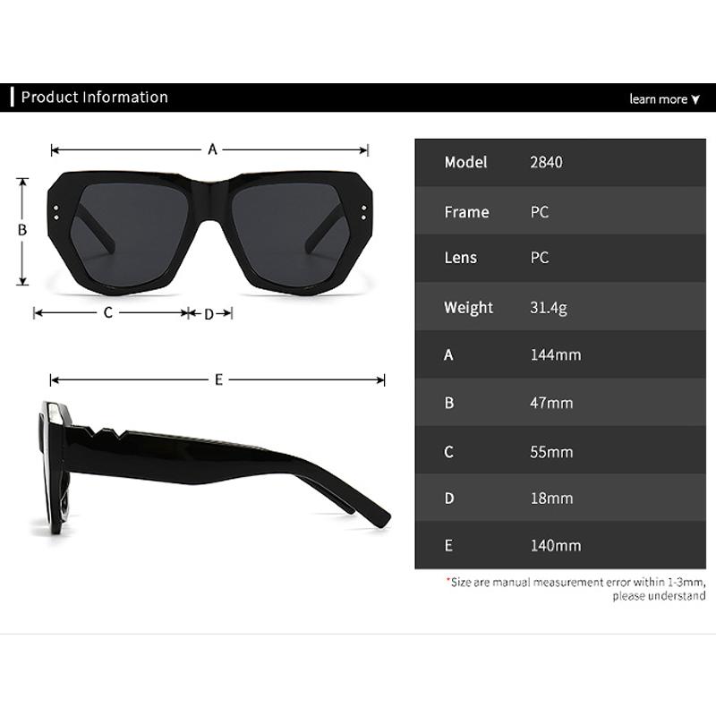 Butterfly Rivet Sunglasses Retro Trendy Street Photography Retro Ins Sunglasses 2842