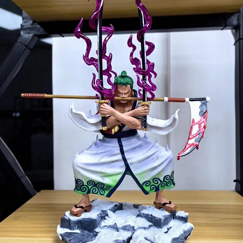 

GK Roronoa Zoro Action Figures Inferno Ghost Chopper Аніме ПВХ моделі Колекція Орнамент Іграшки на день народження різнокольоровий