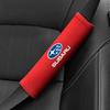 Leather Car Seat Belt Cushion Safety Belt Shoulder Protector Pad Accessories For Subaru XV Legacy WRX Forester Impreza GC8 STI ftet6