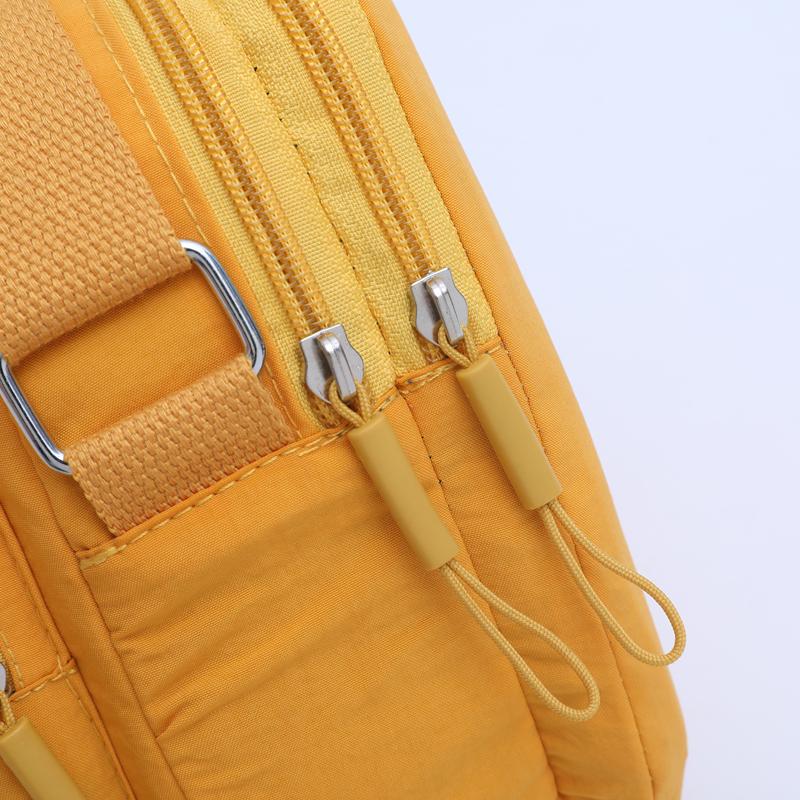 Lightweight Women's Shoulder Bag Solid Collor Mobile Phone Bag Waterproof Nylon Small Square Bag