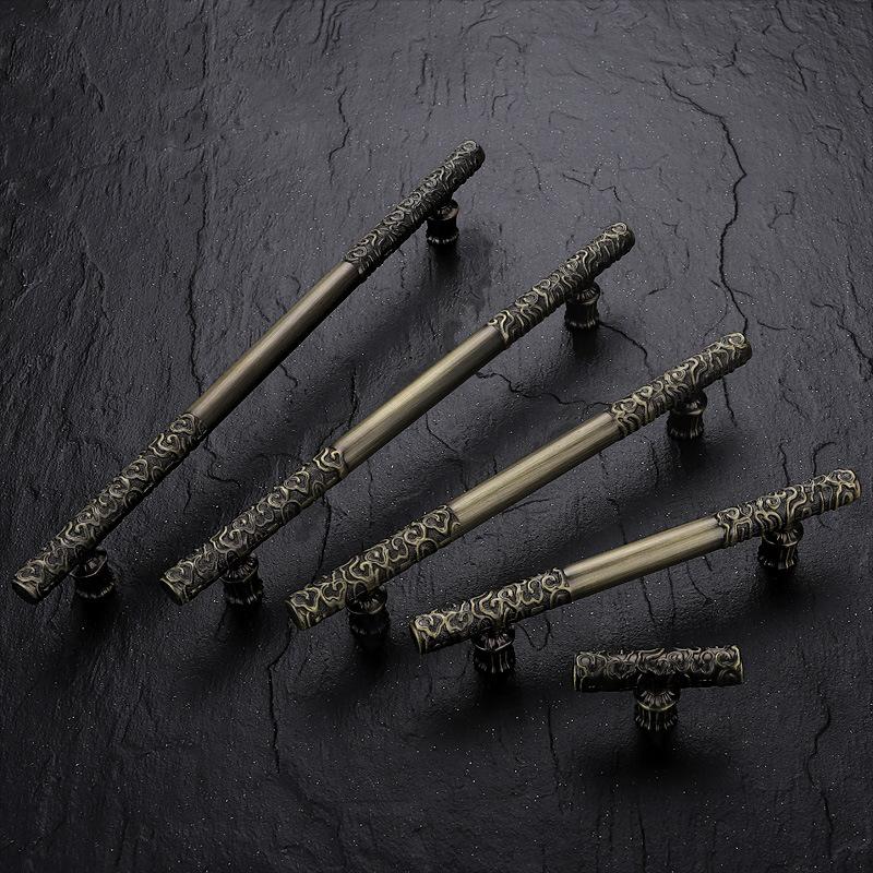 Antike Bronze Schrankgriffe und Knöpfe Schubladengriff Kleiderschrank Türgriffe Chinesischer Stil Möbelbeschläge