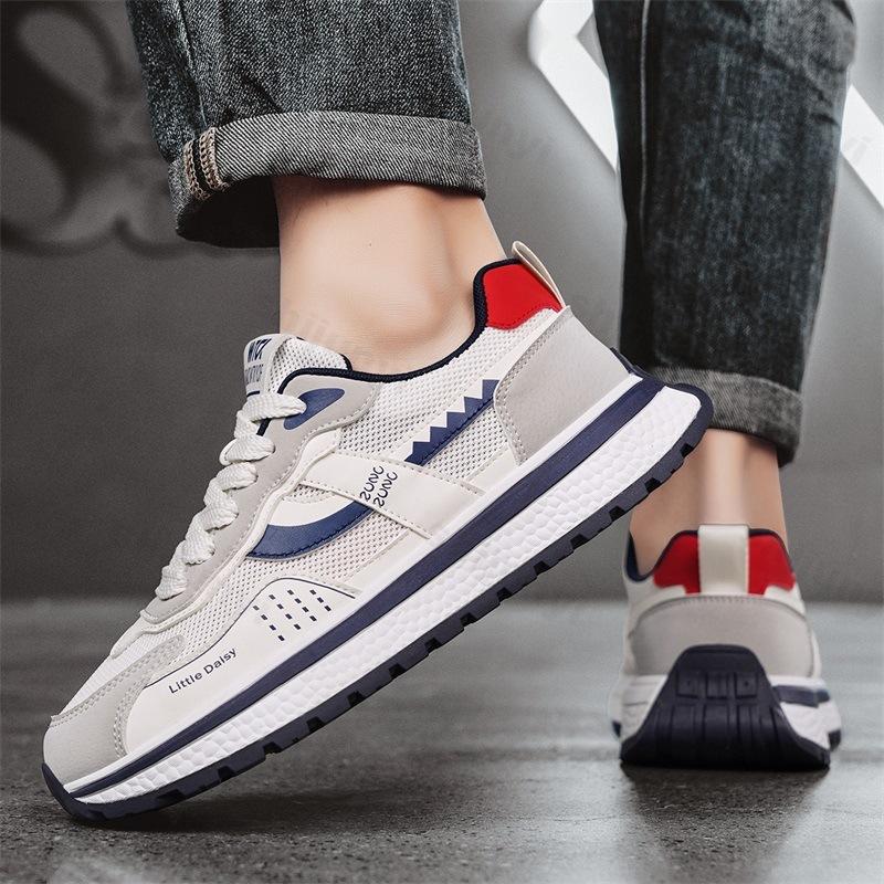 Fashion 2025 New Summer Men's Mesh Breathable Casual Sports Shoes Outdoor Walking Fashion Trend Comfortable Thick Soled Chunky sneakers