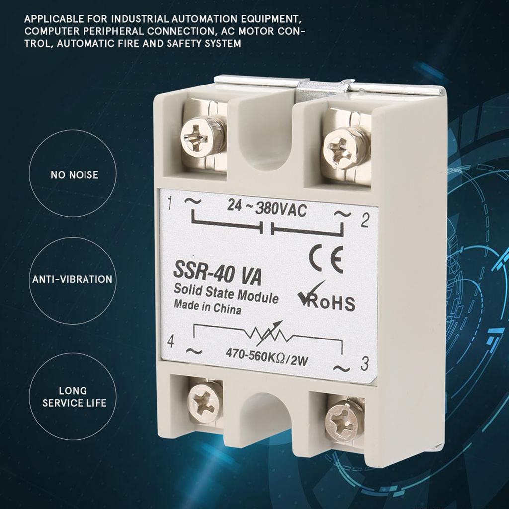 Releu Solid SSR 40VA Pentru Proces de Automatizare Industrială