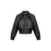 Mens Black Loose Turn Down Collar Motorcycle Leather Jacket Casual Outerwear