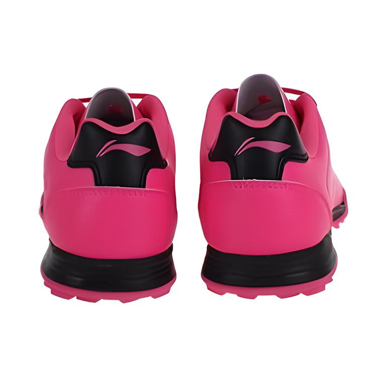 Li Ning TF Turf Cushioning Slip Resistant Abrasion Resistant Soccer Shoes Men's Pink ASTQ011-4