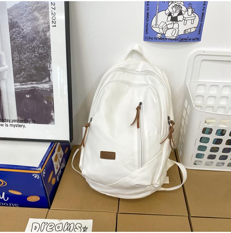 Schoolbag custom backpack women's winter new trend fashion college student high school backpack casual versatile bag women
