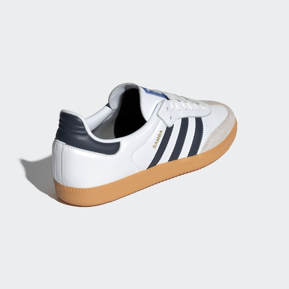 Adidas SAMBA OG Obuv Bílé Tenisky ORIGINÁLY Unisex IF3814 Obuv Bílá/Noční Indigo/Gum