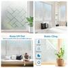Window Privacy Film Frosted Glass Window Film Static Cling UV Blocking Removable Window Clings Opaque Window Stickers for Home