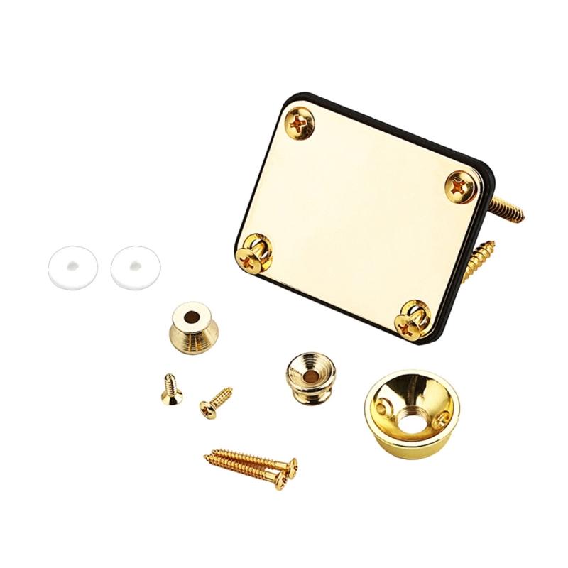 Professional Upgrade Set For Guitars Including Durable Reinforcement Plate And Strap Buttons