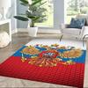 Russian Coat Of Arms Square rugs are a great choice for living rooms, bedrooms, home décor, and as gifts.