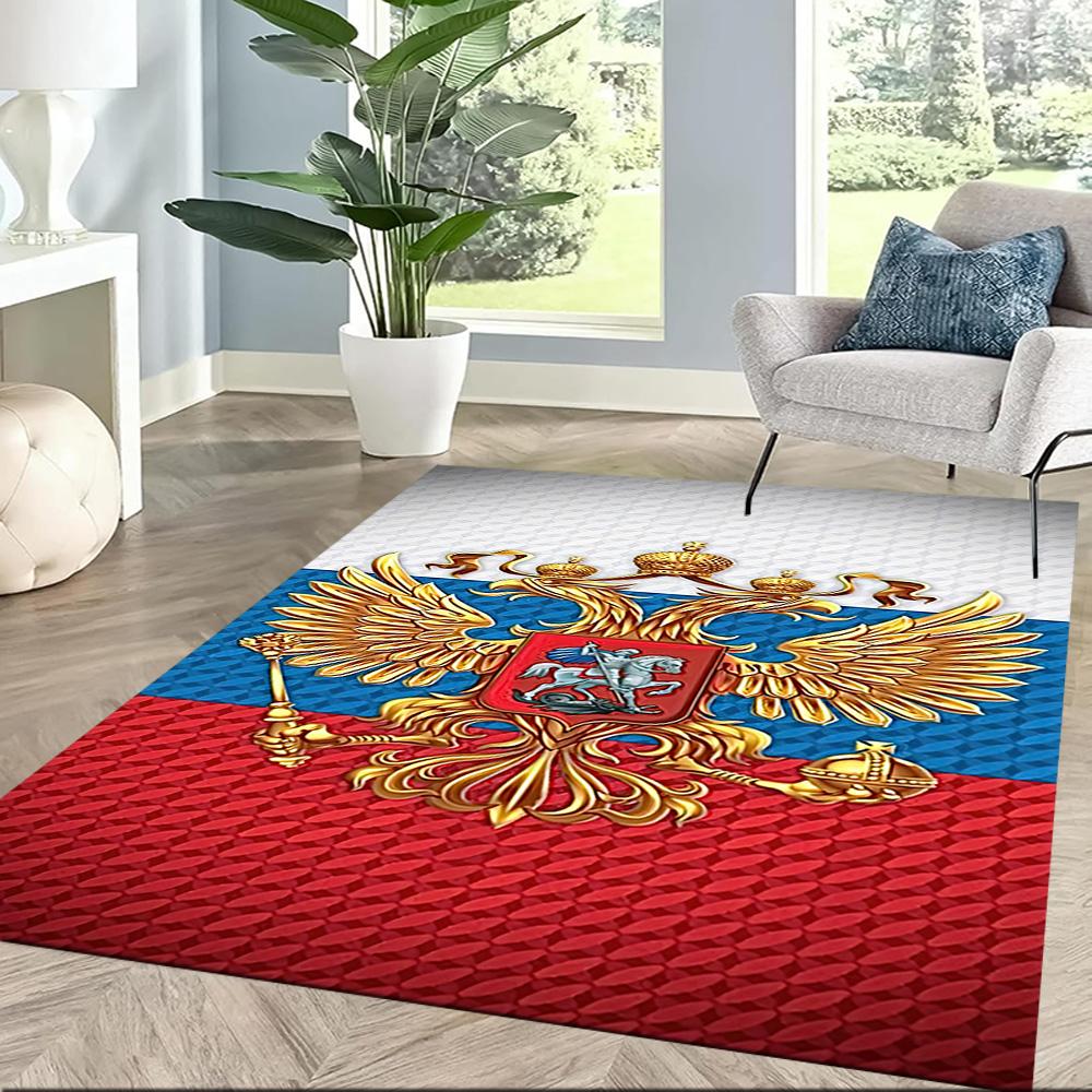 Russian Coat Of Arms Square rugs are a great choice for living rooms, bedrooms, home décor, and as gifts.