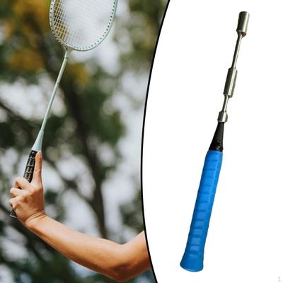 Badminton Racket Swing Aid Power Enhance Portable with Grip Tape Practice Exercise Training Tool