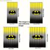 Warner 1pc Cute Printed Bathroom Shower Curtain with Batman Logo, Creative, Suitable for Home Bathroom/Home Decor, Fun Bathroo