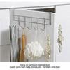 No Drill Over Door Hooks 5 Hooks Heavy Duty Organizer Space-Saving Wall Hanger For Coat Key Towel In Closet Bedroom Hallway