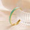 Drip Glossal Bracelet Fashion Color Enamel Hand Ropper Female Women's Wild Titanium Steel Bracelet