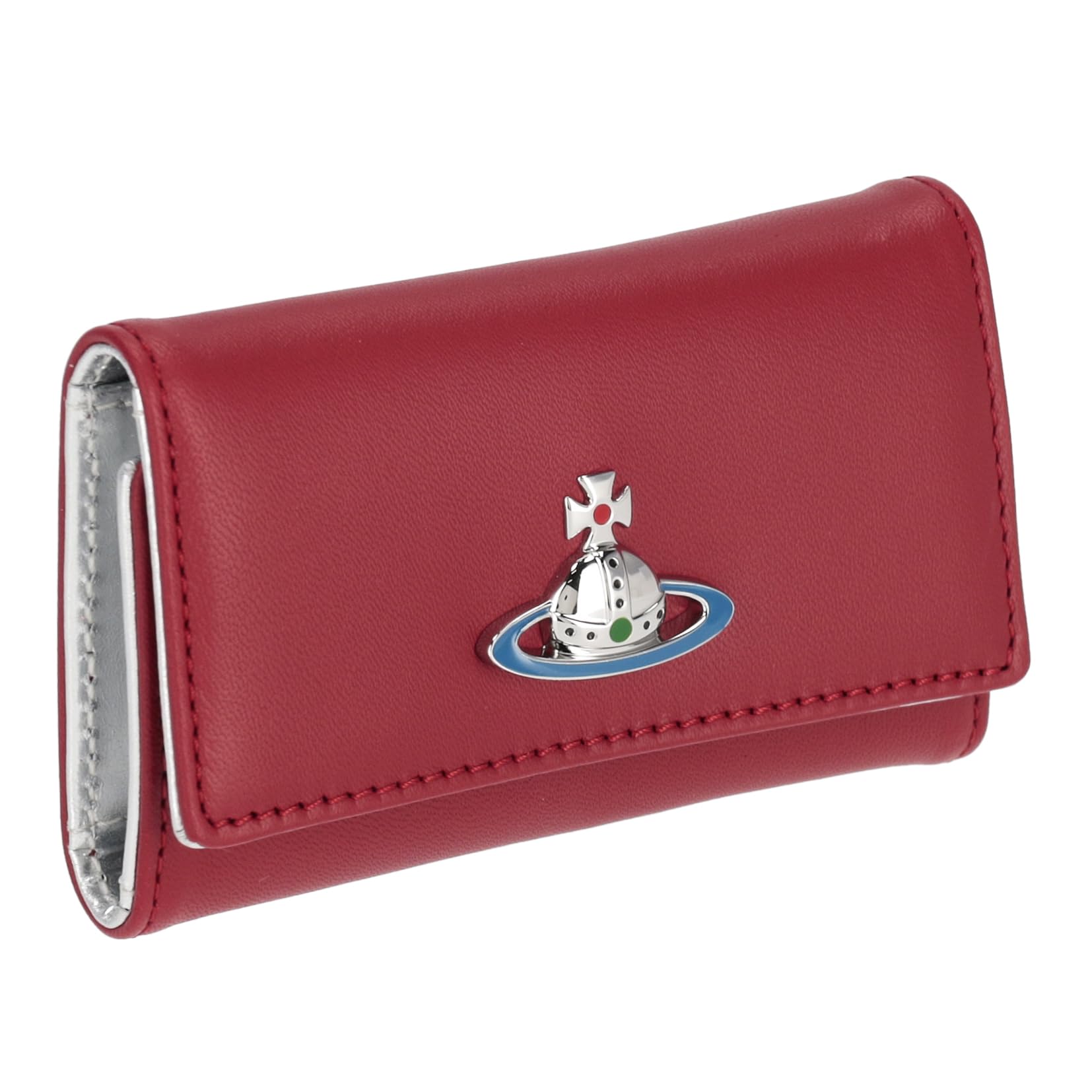 

Vivienne Westwood NAPPA Key Case 51020001 RED/SILVER Women s [Used]