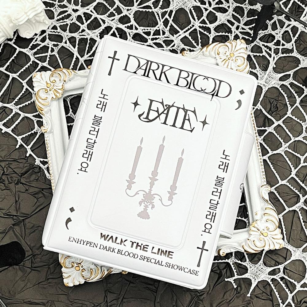 Blue Ice Rain Photocard Binder 3 Inch Mini Postcard Book INS Card Album