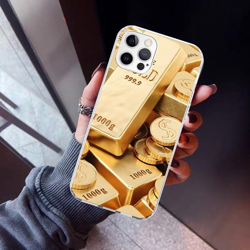 

Fine Gold Pattern Printing Phone Case For iPhone 17 Air 11 13 Mini 14 15 Plus 16 12 Pro Max 16E SE 7 8 Pattern Soft TPU Back Cov iPhone 15 Pro Max
