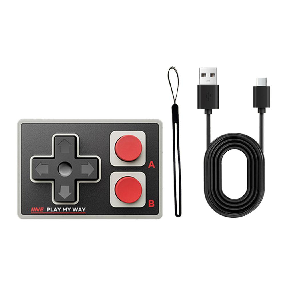 

Для IINE Gamebrick Mini Ретро-контролер/Портативний контролер/Сумісність з кількома платформами/Підтримує мишу Міні-контролер сірий колір