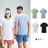 Quick-Dry Cool Short Sleeve Fitness Running T-Shirt - Breathable, Loose Crew Neck for Outdoor Sport