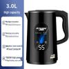 Positive Hemisphere Stainless Steel Electric Kettle with Auto Shut-Off