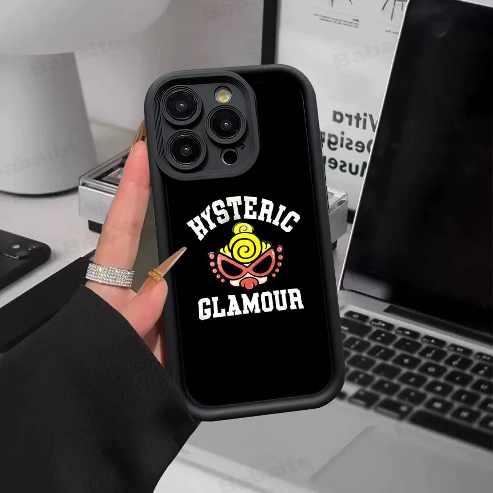 H-Hysteric Cute M-Mini TPU Phone Cover For Iphone 17 16 15 14 13 12 11 Pro Max Plus Case Cover