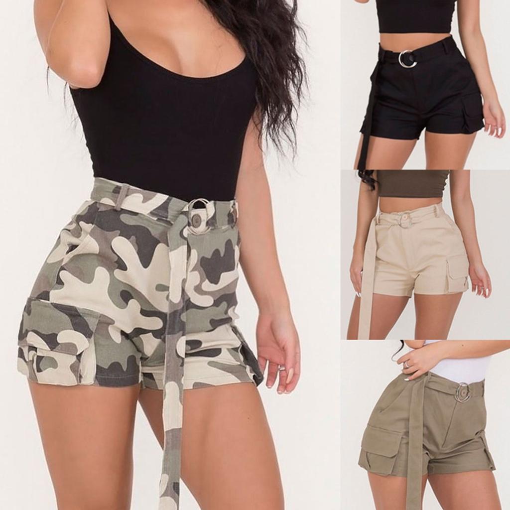 Buy Women's camouflage tooling shorts 