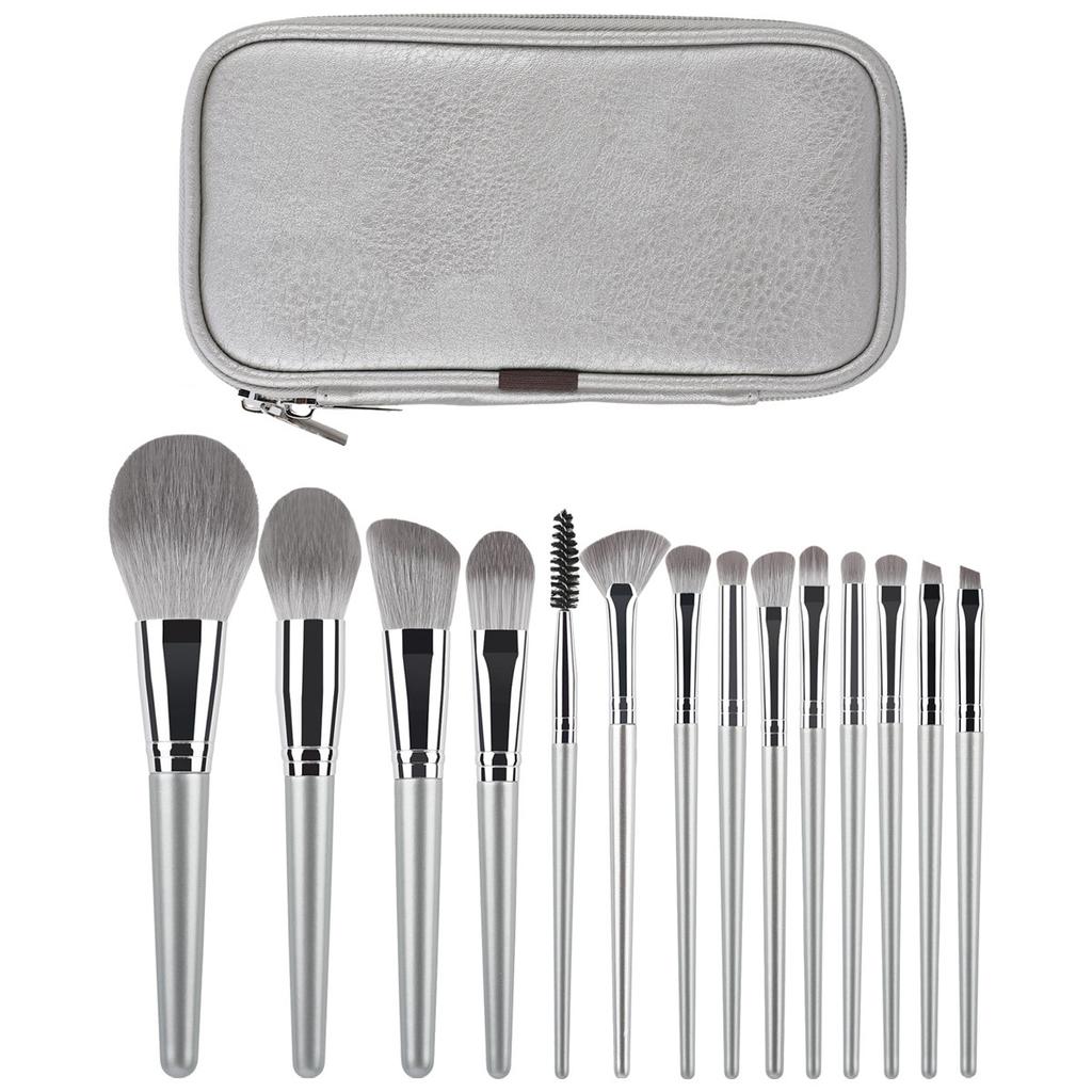 Pattern X Student Li Sees 14 Makeup Brushes for the First Time, Set, Loose Powder Eyeshadow Brush, Full Set of Makeup Tools