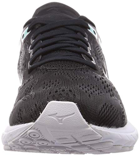 Mizuno Wave Skyrise Women's Running Shoes, Black/Gray/White, Size 23 Cm, 2E