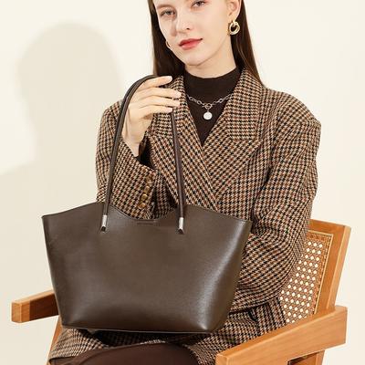 Large-capacity Commuter Tote Women's Bag Versatile Texture Portable Shoulder Bag New Child and Mother Bag