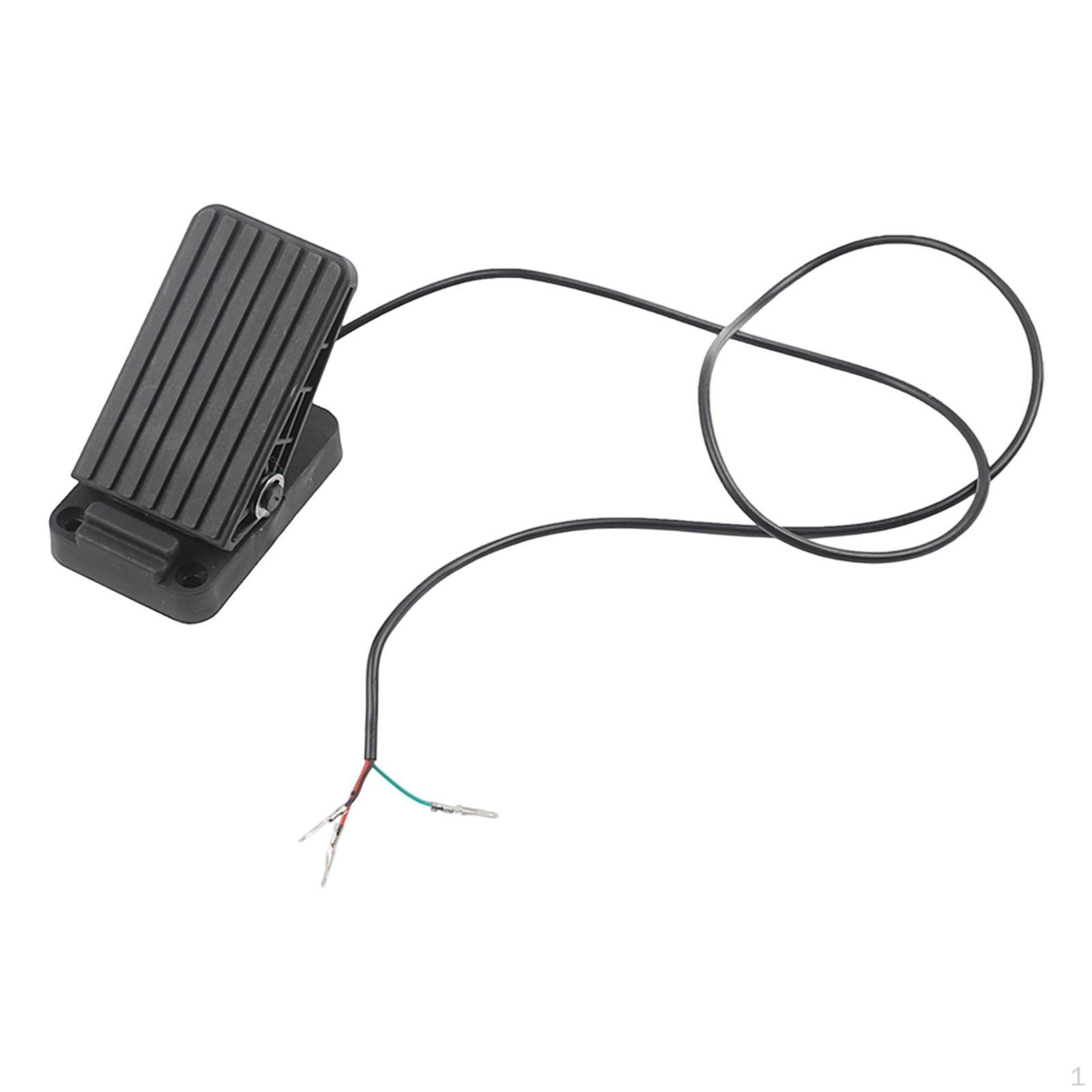 

Throttle Accelerat Foot Pedal Speed Controller Component Garage Universal with Cable for