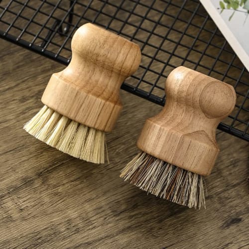Sisal Brush, Kitchen Brush, Scrubbing Brush, Pot Brush, Stain Removal Brush, Hangable, Antibacterial, Wear-Resistant, Stylish, Multi-Function Bowl Bru