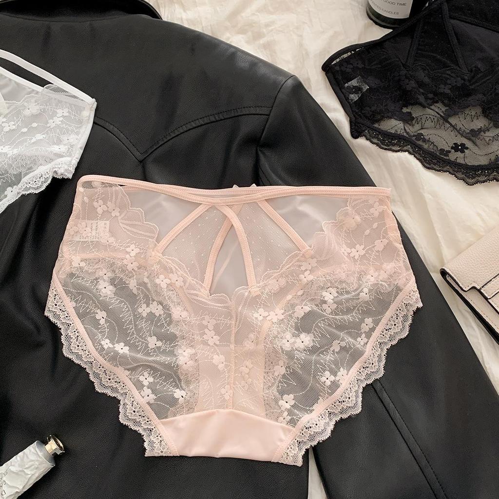 French Sexy Lace Girl Panties Comfortable Breathable Low-rise Briefs Women Underwear