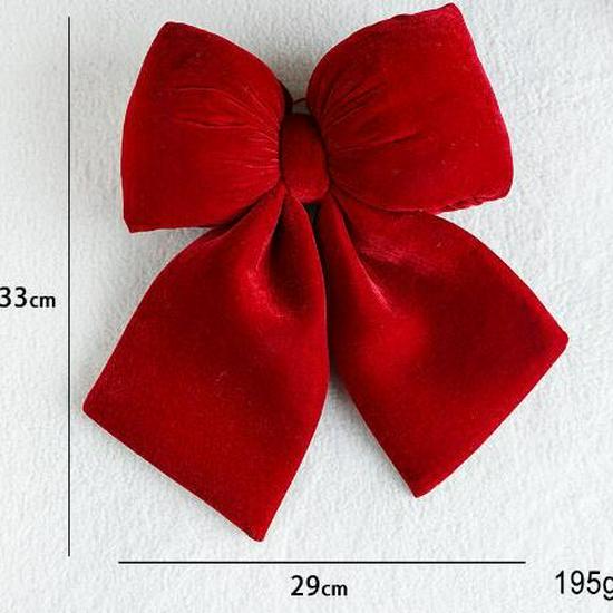 Red Flocked Painted Christmas Ball Ornament for DIY Tree Decoration & Window Display