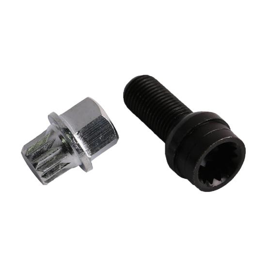 1Set Anti-theft Wheel Modified Bolts Screws Nuts Lock Part 1K0698137A for VW