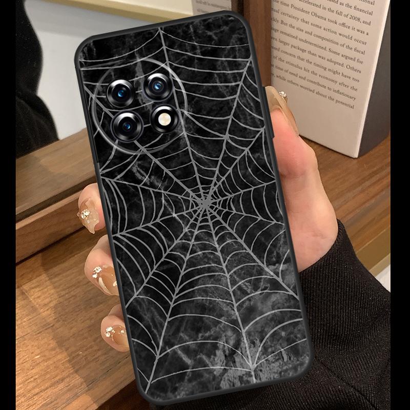 Spider Web Head Mask Case For OnePlus 15R 13R 13T 12R 15 13 12 11 10 Pro 10T Nord CE 3 4 Lite N20 N30 Nord 5 Cover