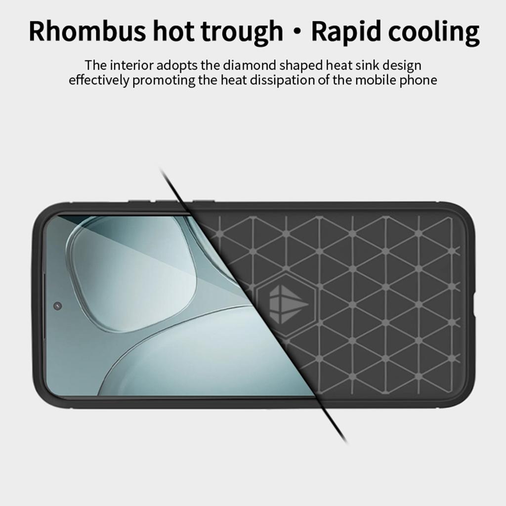 MOFI JK TPU Series-1 For Xiaomi Redmi K70 Ultra Case Carbon Fiber Texture TPU Soft Phone Cover