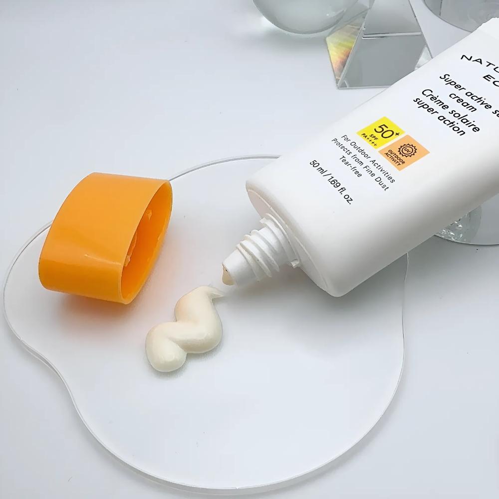 THE FACE SHOP Natural Sun Eco Super Active Sunscreen SPF50+ PA++++ – UV Defense Cream 50ml