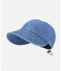 Denim Cap Hats For Women Summer Sun Hat Sunshade Fisherman Cap Bucket Hat Big Brim Breathable Cowboy Adjustable Rope 2024