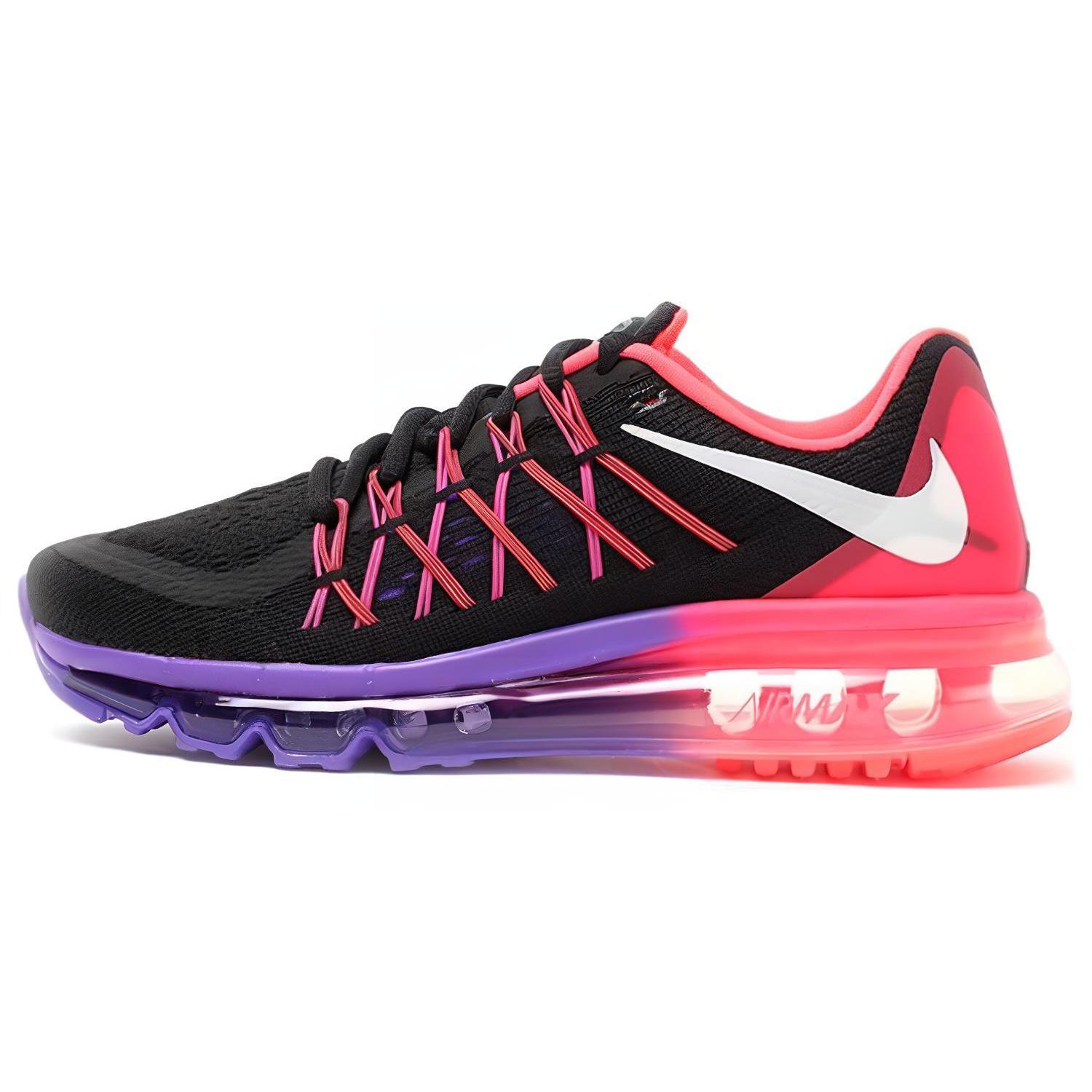 

New Nike Air Max 2015 Black Hyper Punch Hyper Grape Women s 698903-006 36.5