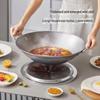 Leistungsstarker gebogener Induktionskocher mit eingebautem Topf und Kabelsteuerung