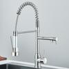 Pull Down Spring Kitchen Faucet Single Lever Hot Cold Mixer Water For Kitchen Sink Dual Spout Nozzle Faucets Crane