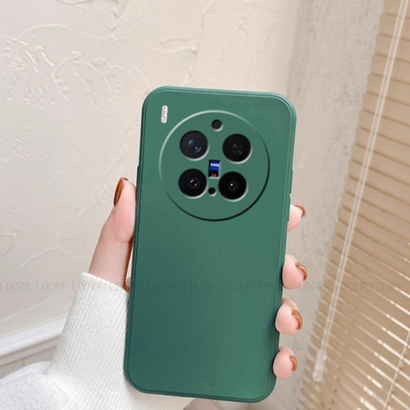 Für Vivo X300 Pro Hülle Abdeckung Vivo X300 Capas Flüssigsilikon Handy Bumper Rückseite Panzer Original Stoßfest Weich Fundas Vivo X300 vivo X300 Pro