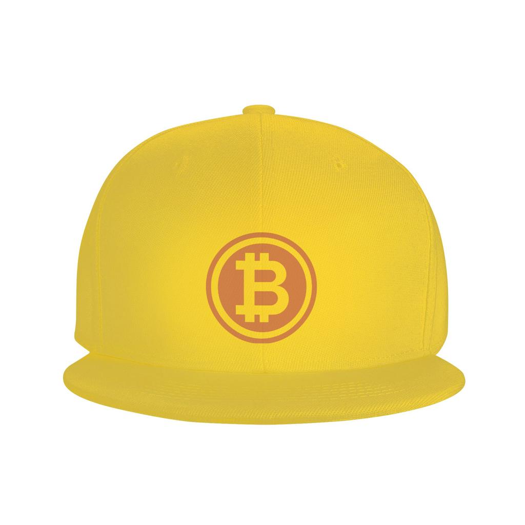 Hiphop Flat Baseball Cap Men Bitcoin Logo Fashion Caps Hats for Logo Asquette Homme Dad Hat for Men Trucker Cap