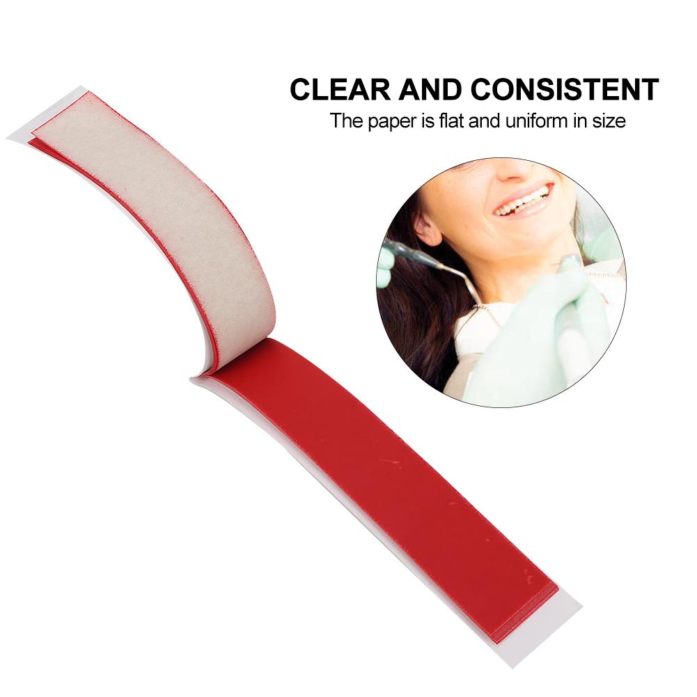 12pcs / Box Dental Articulating Paper Strips Dental Lab Tool Oral Teeth Care Material